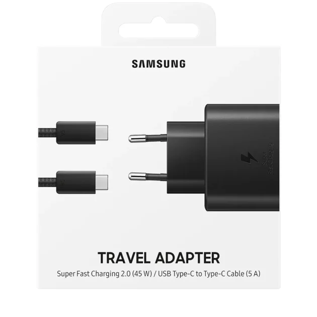Samsung Galaxy Charger Original 45 W With Cable
