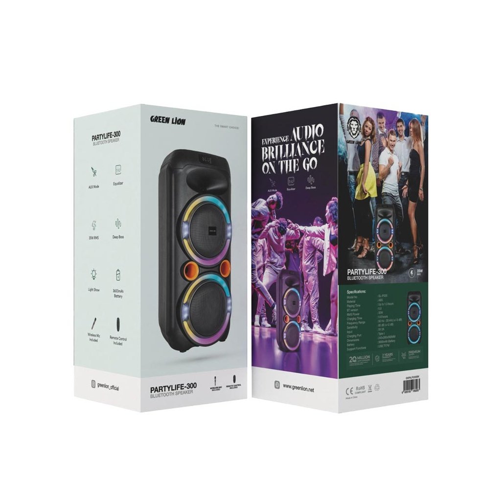 Green Lion Party Life 300 Bluetooth Speaker - Image 2
