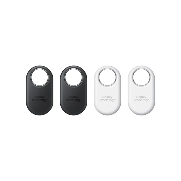 Samsung Galaxy SmartTag 2 4 Pack Black and White