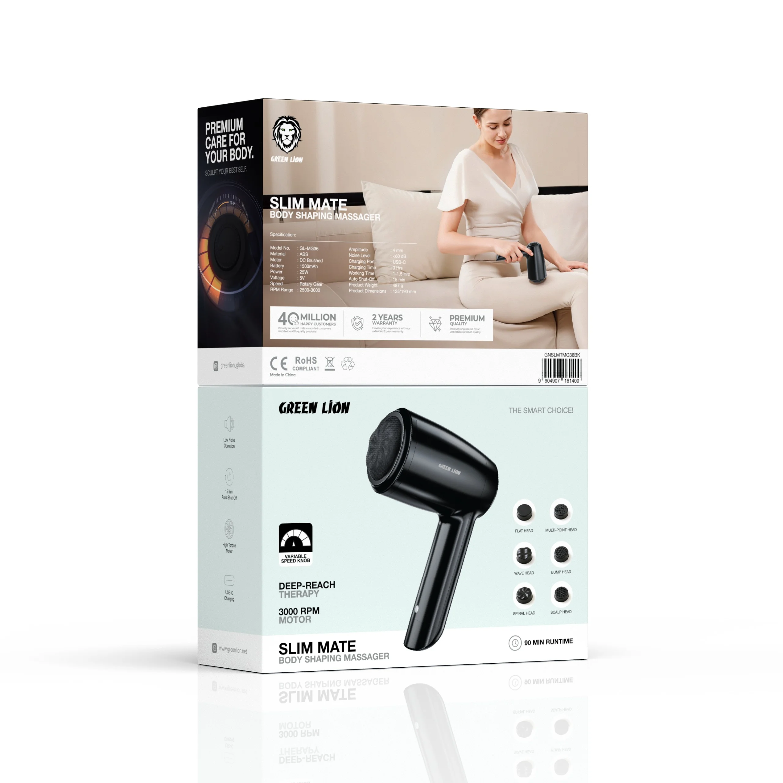 Green Lion Slim Mate Body Shaping Massager