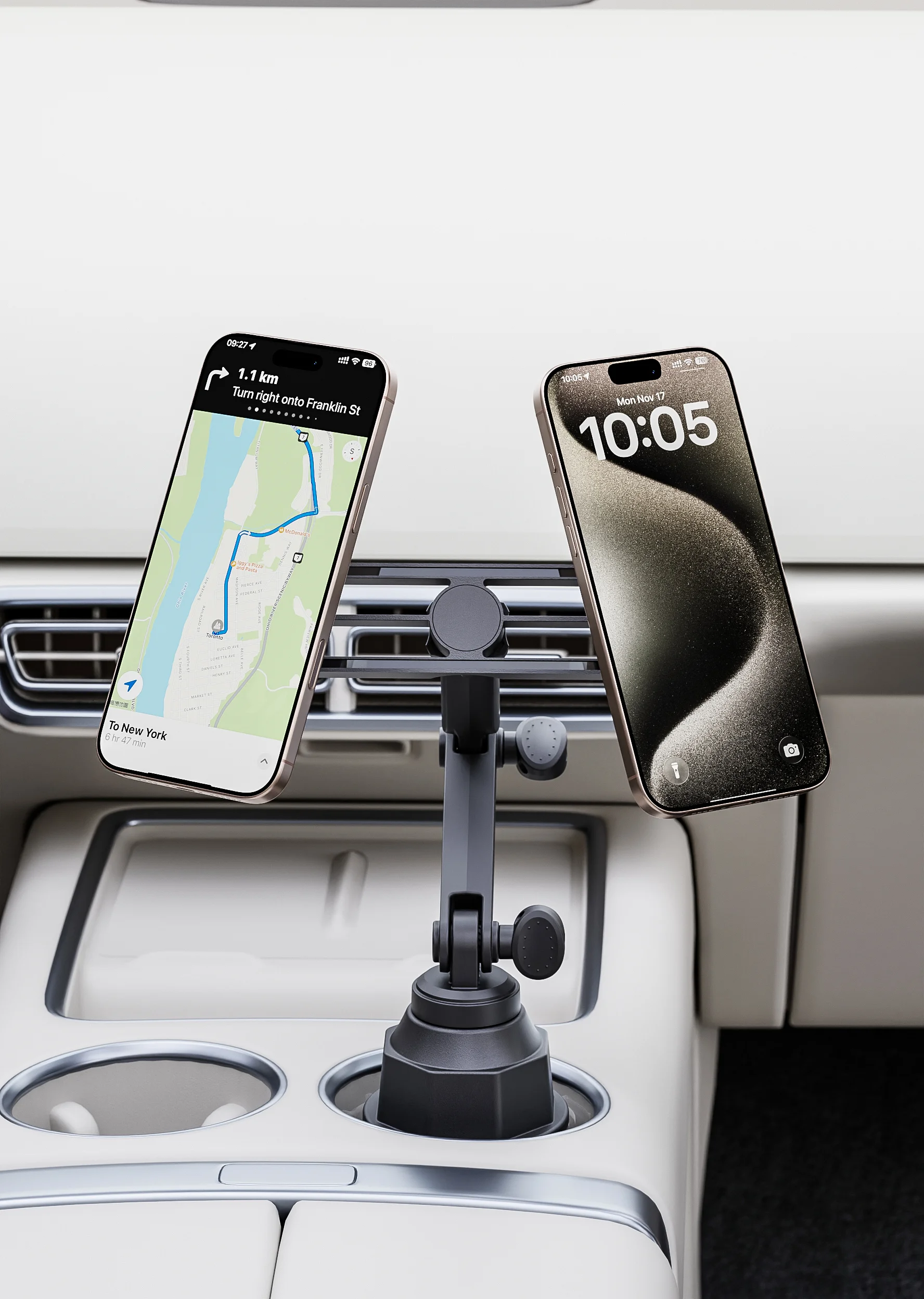 Green Lion Duo Magflex 2.6'' - 3.9'' Cup Holder Mount - Image 4
