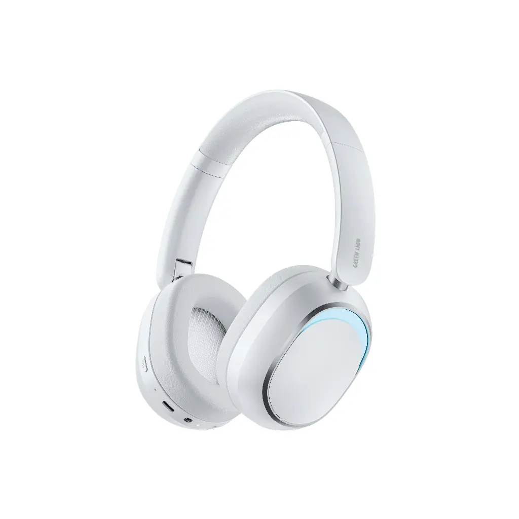 Green Lion Santos Wireless Headphone with ANC — Color: White