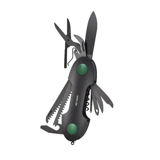 Green Lion 14 IN 1 Tool - Multi Tool Key Chain Knife