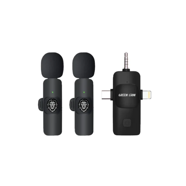 Green Lion 3 in1 Micro Phone Type C/Lightening/AUX