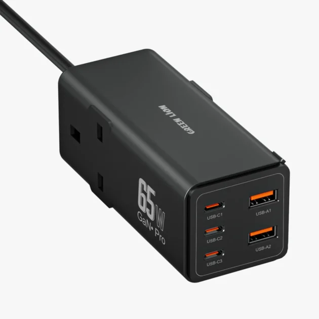 Green Lion 7 In 1 GaN 65W Power Strip