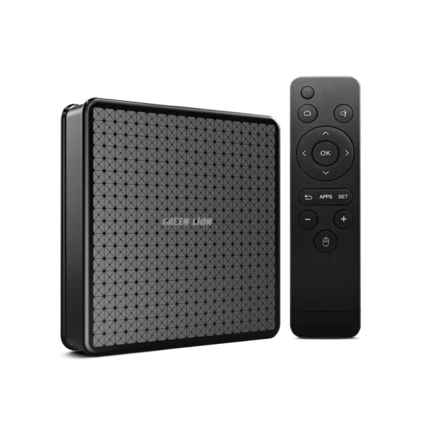 Green Lion TV Box - Android.10 4K with Remote Control