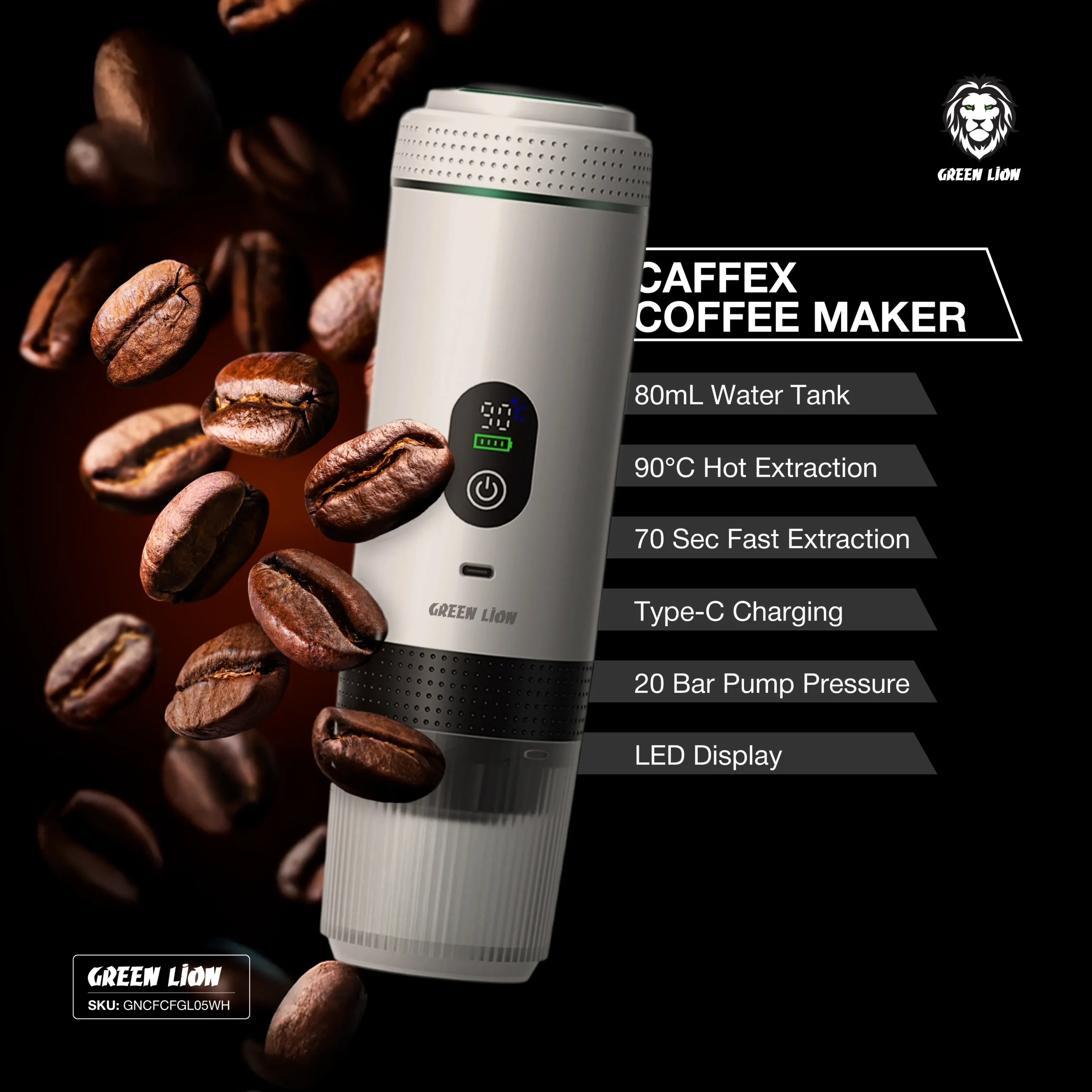 Green Lion CAFFEX Coffee Maker 72W