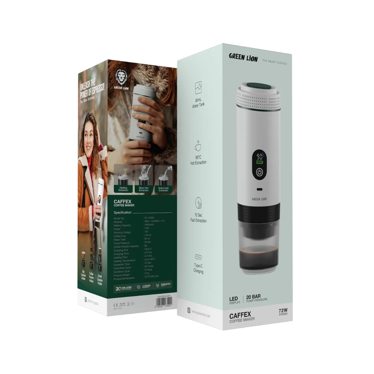 Green Lion CAFFEX Coffee Maker 72W