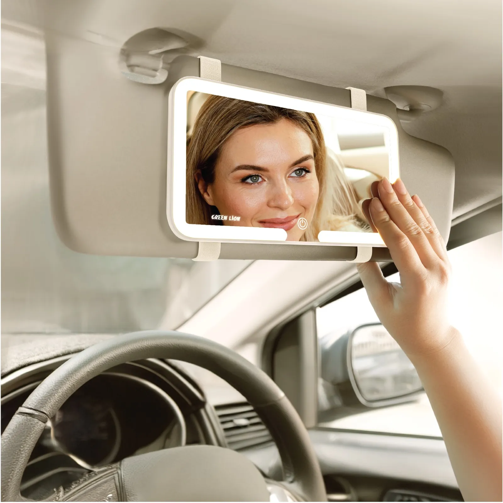 Green Lion GMR-48 Car Makeup Mirror - Image 3