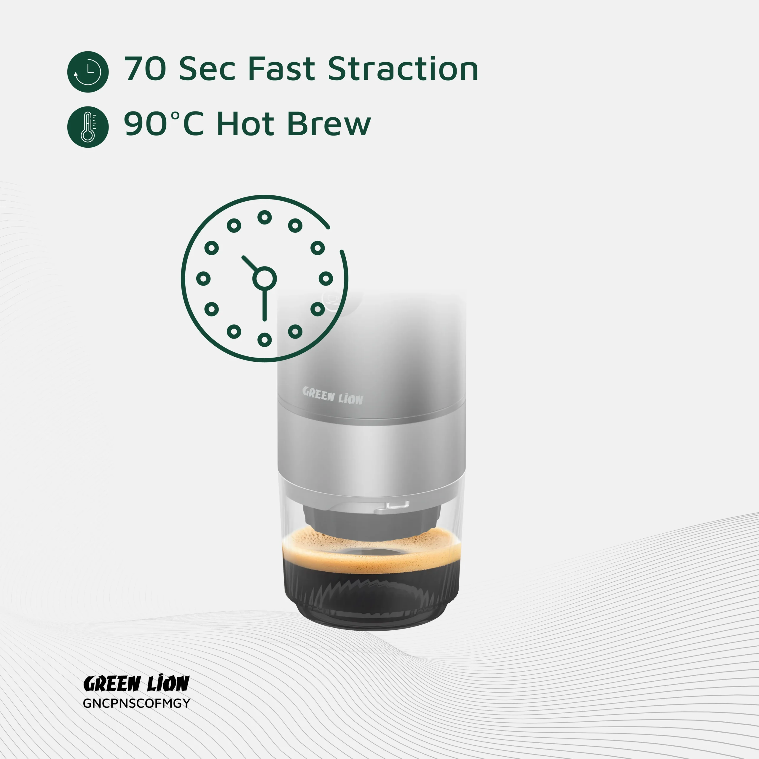 Green Lion Campinas Portable Coffee Maker 80mL