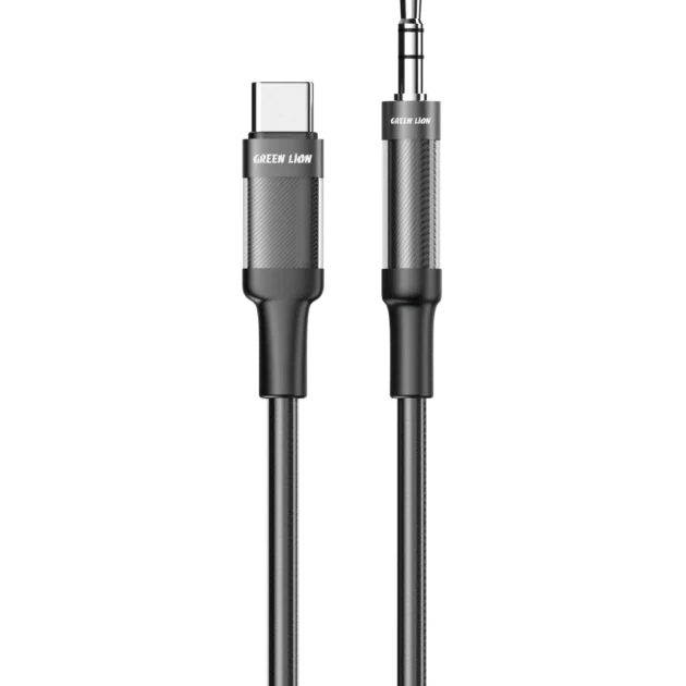 Green Lion USB-C To AUX Braided Cable(1m)
