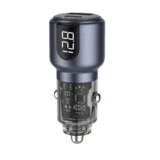 Green Lion Dual Port Car Charger PD+QC 75W C to C 1m Cable