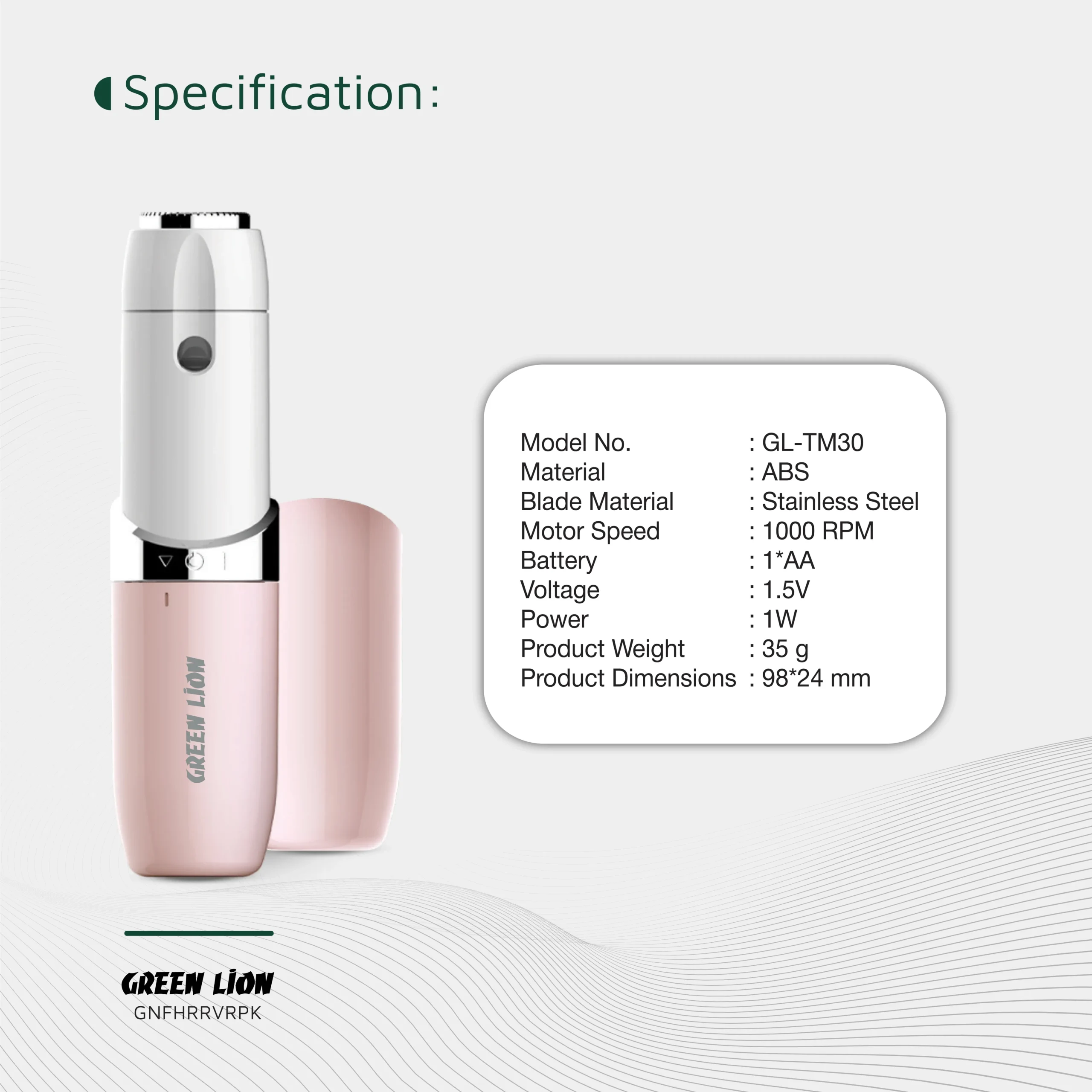 Green Lion Facial Hair Remover - Image 5
