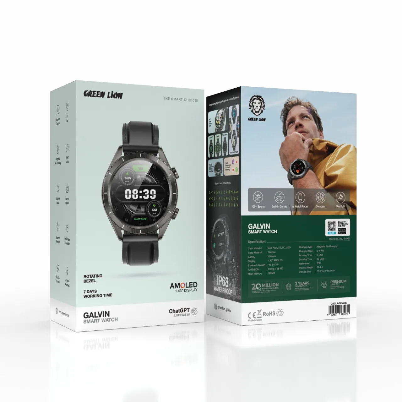 Green Lion Galvin Smart Watch
