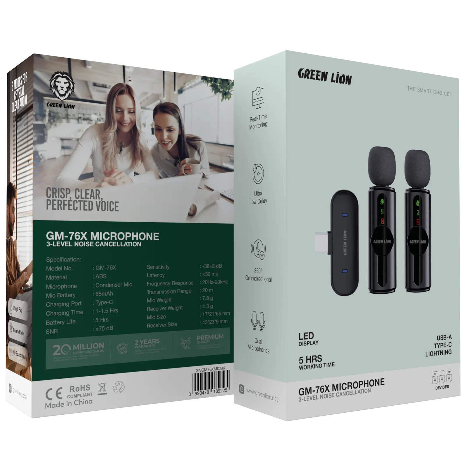 Green Lion GM-76X Microphone 3 In 1 - Image 4