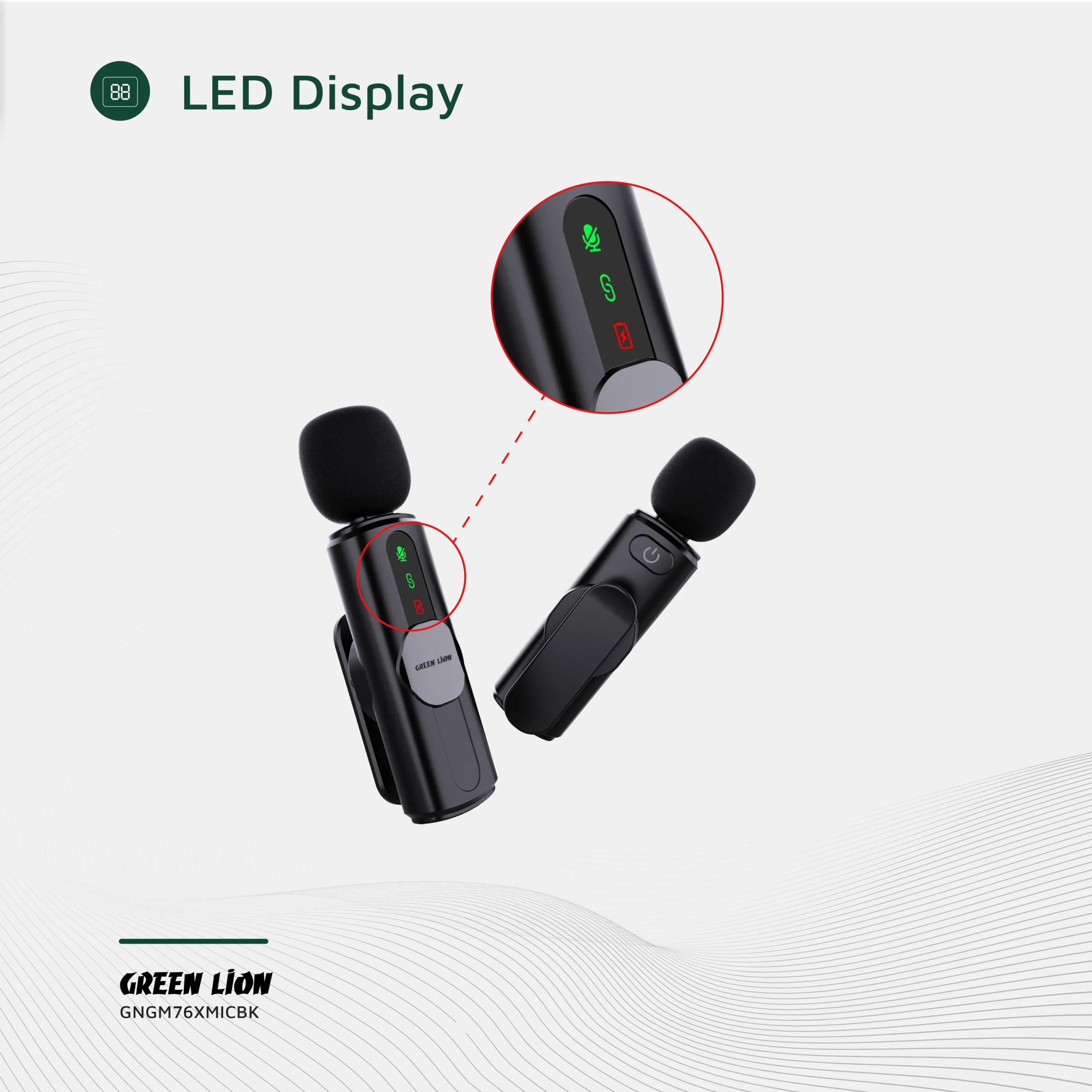 Green Lion GM-76X Microphone 3 In 1 - Image 3