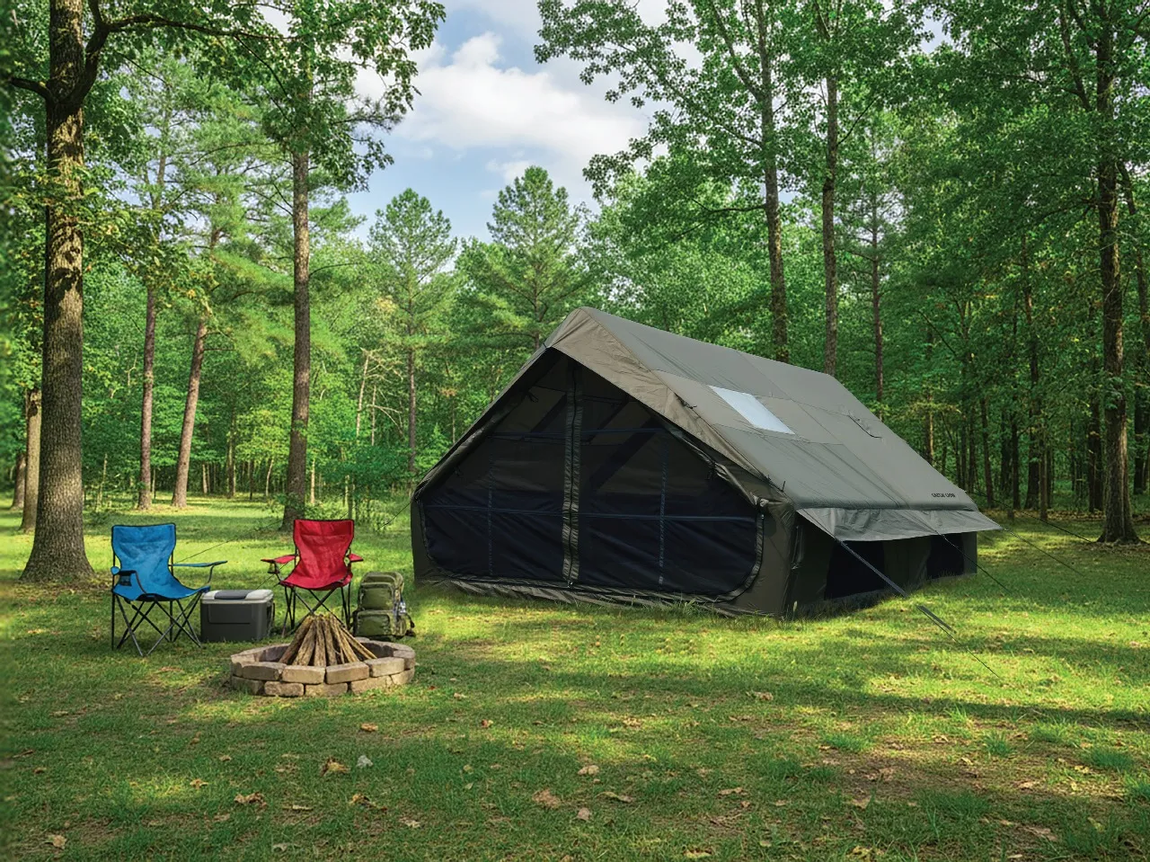 Green Lion GT-8X Inflatable Camping Tent - Image 5