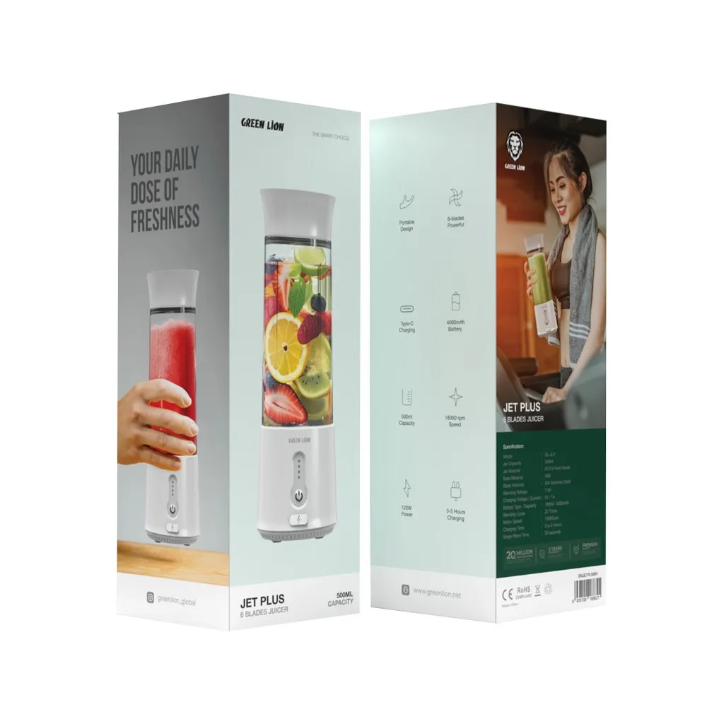 Green Lion 120W JET PLUS 6 Bladed Juicer