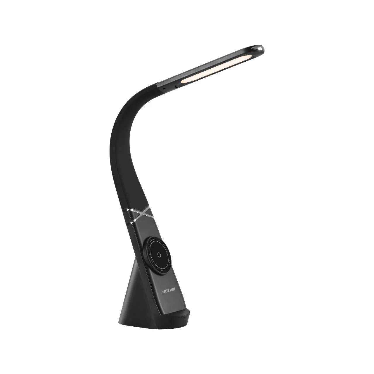 Green Lion MAG LED Gooseneck Desk Lamp with Wireless Charger