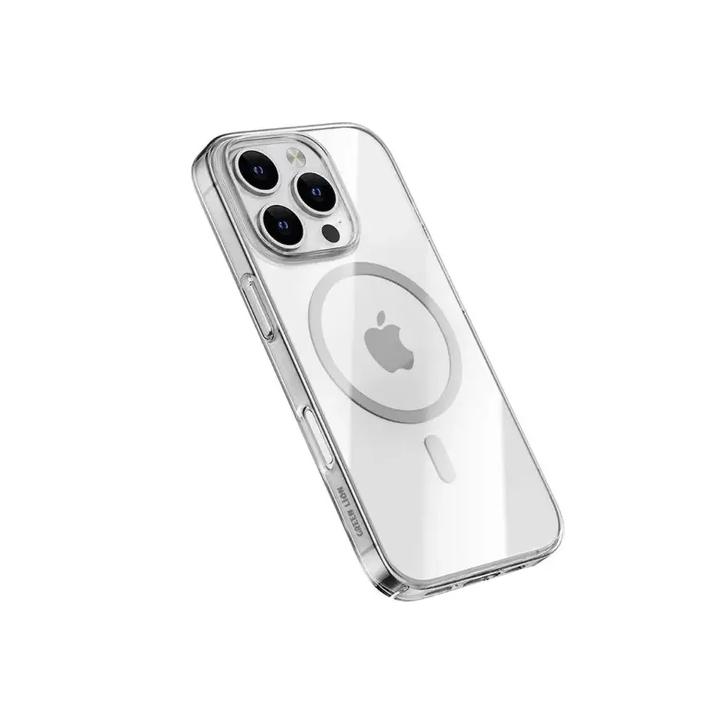 Green Lion MagSafe Delgado Case — Color: Clear, Compatible: iPhone 16 Pro Max