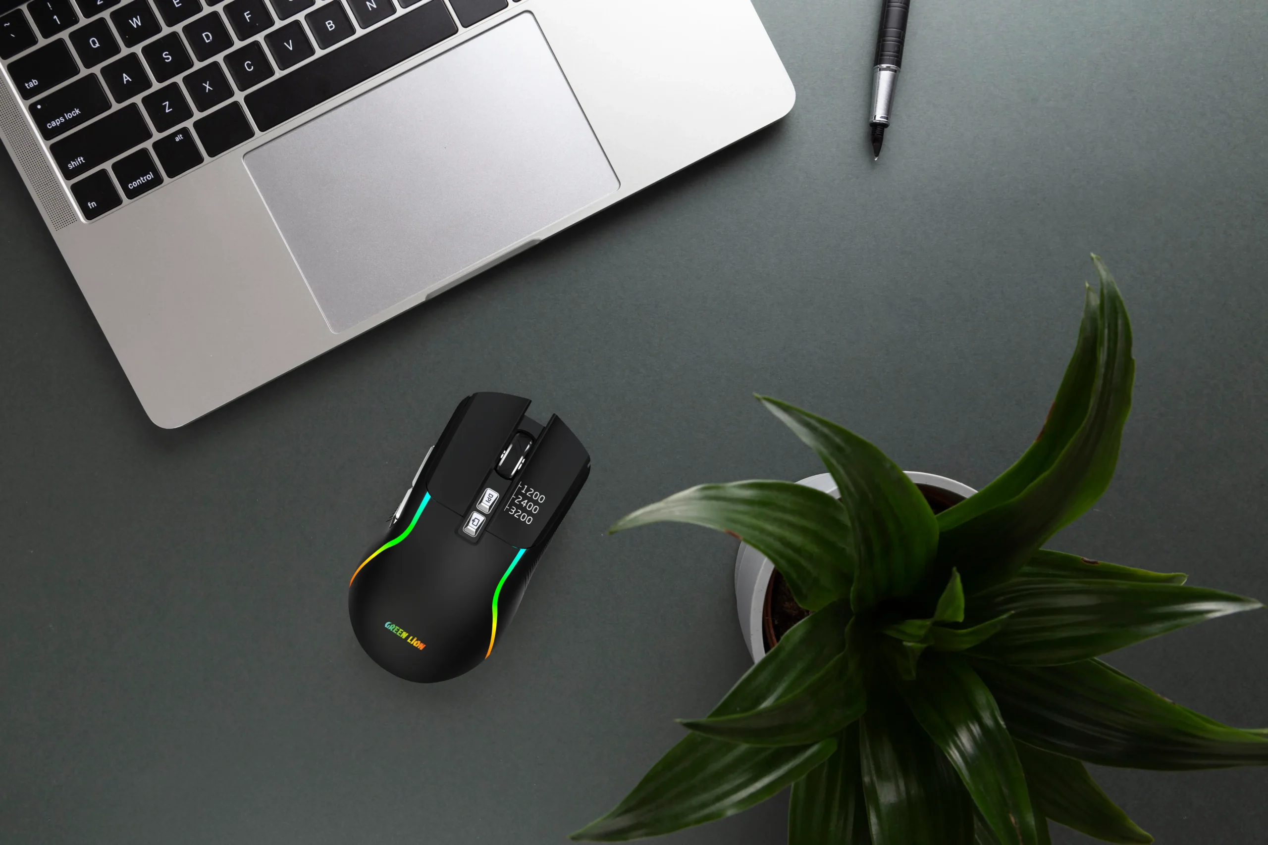 Green Lion Rechargeable Gaming Mouse - Image 2