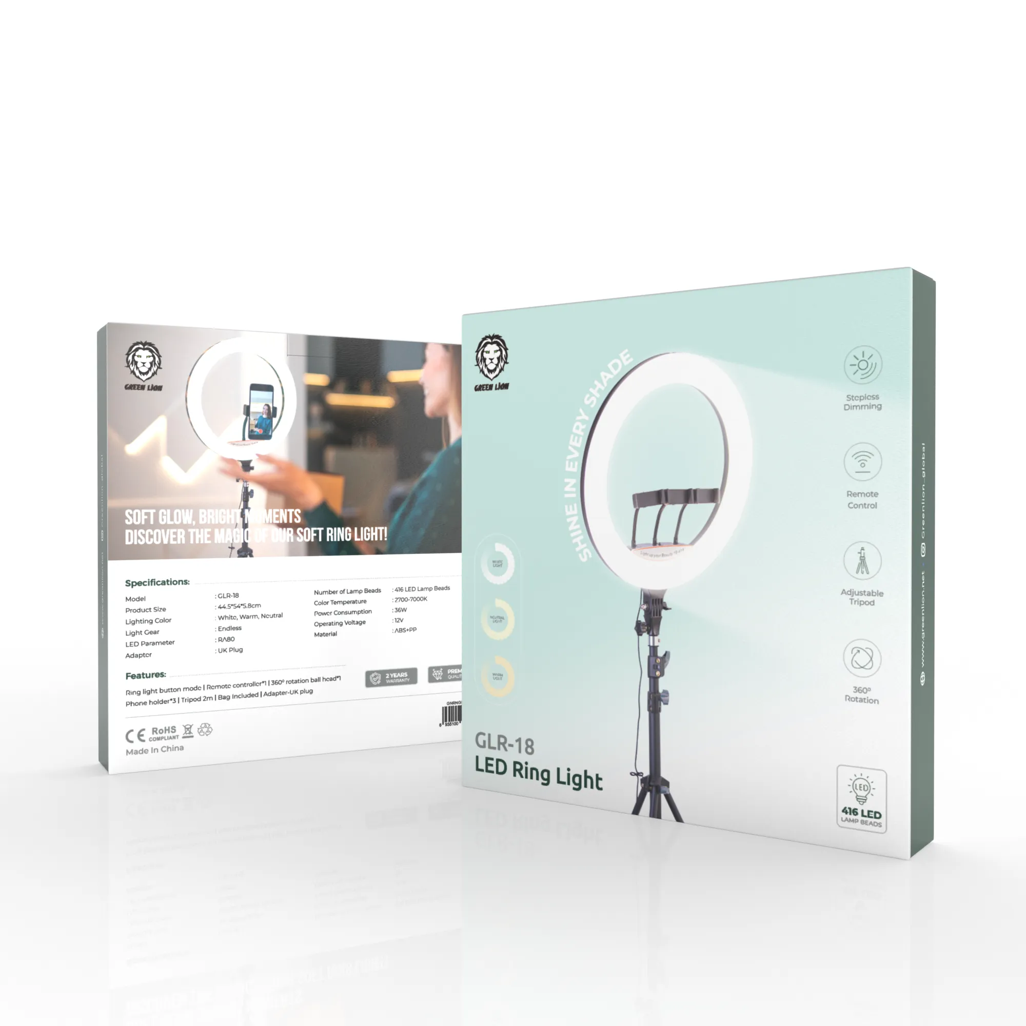 Green Lion GLR-18 LED Ring Light - Image 2