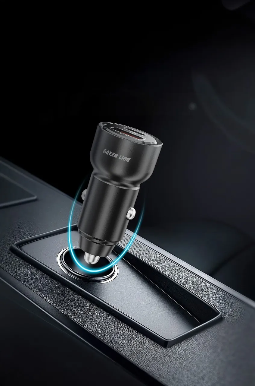 Green Lion RoadVolt Car Charger PD+QC 60W - Image 4