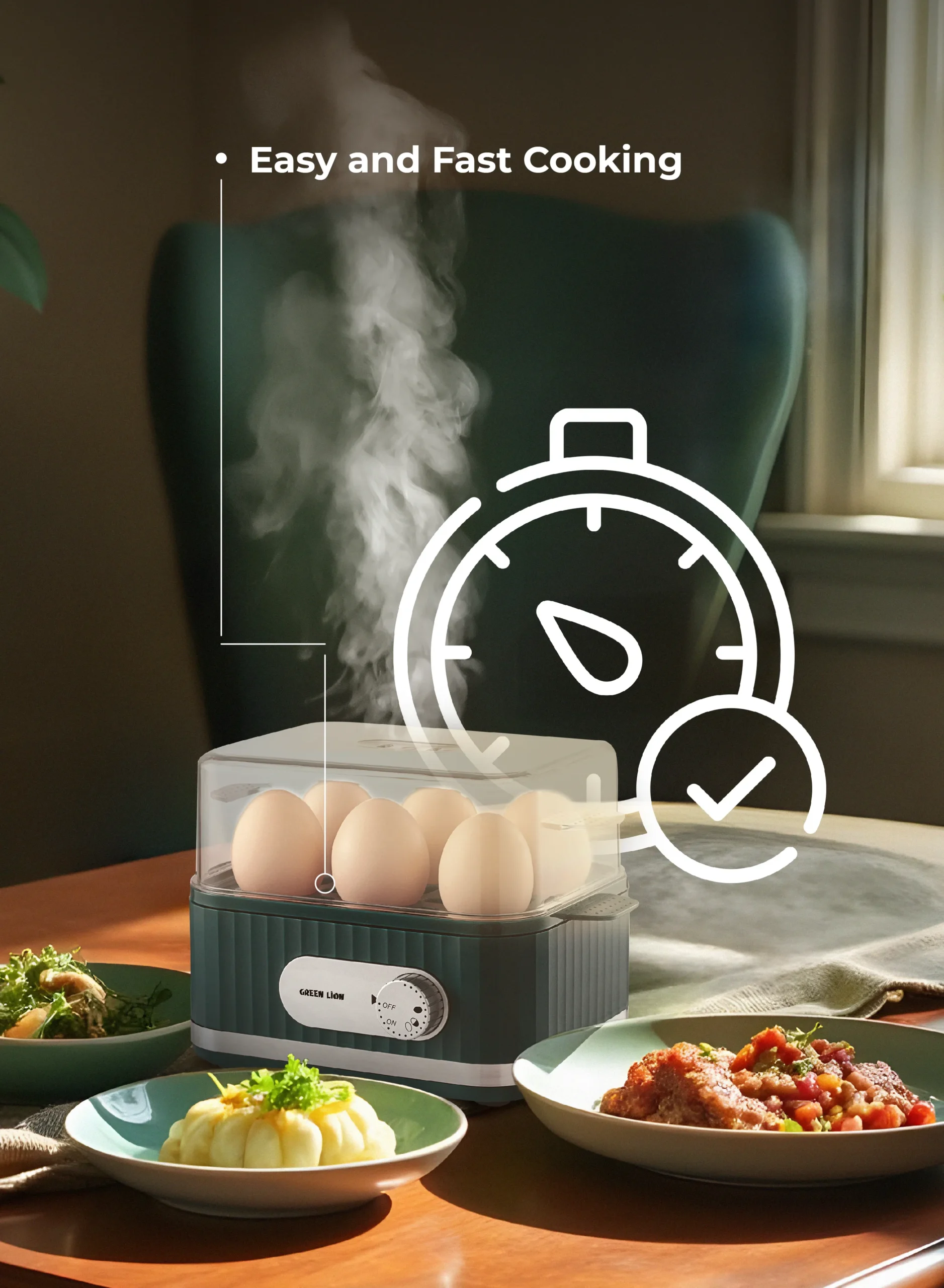 Green Lion Smart Egg Cooker - Image 5