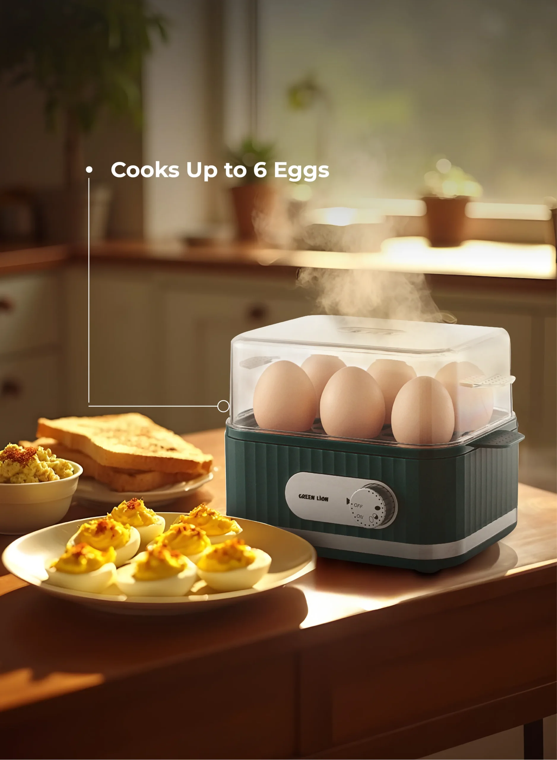 Green Lion Smart Egg Cooker - Image 4