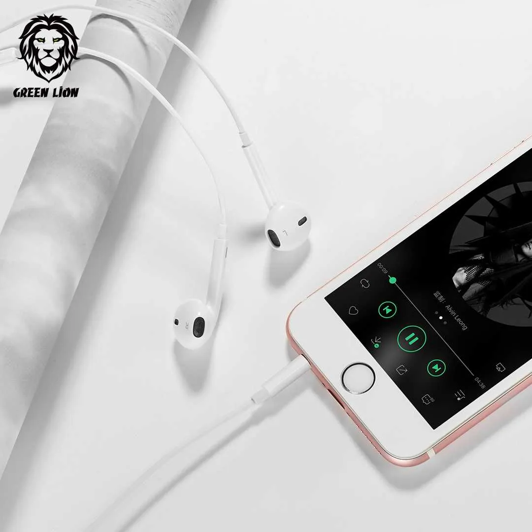 Green Lion Metal Earphone