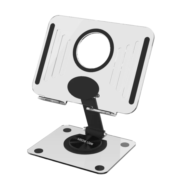 Green Lion Transparent Tablet Stand