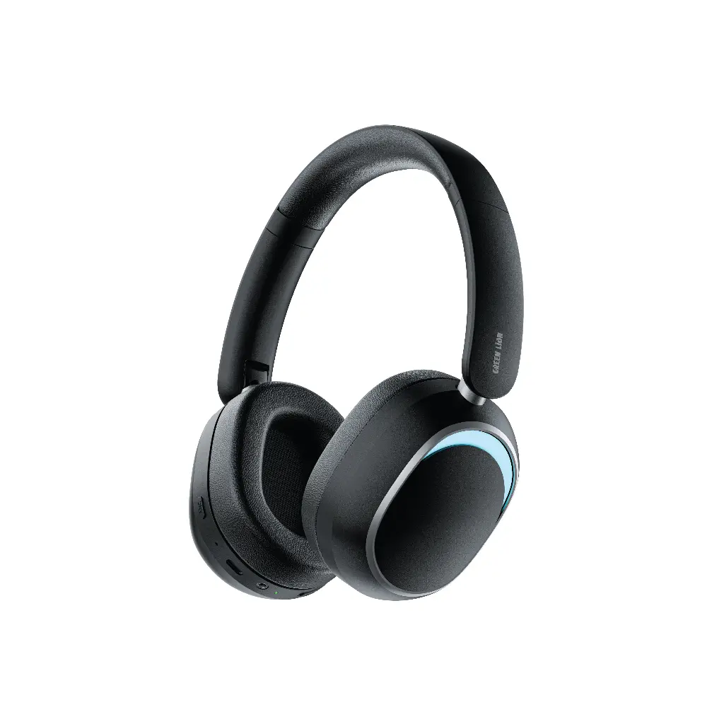 Green Lion Santos Wireless Headphone with ANC — Color: Black