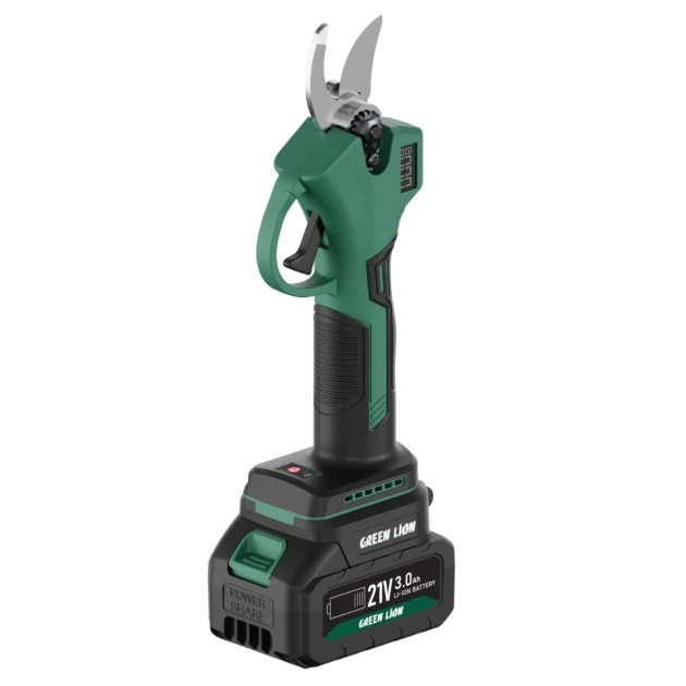 Green Lion GSH-400 Electric Pruning Shears Tool - 2*21V Cordless 3.0Ah Battery