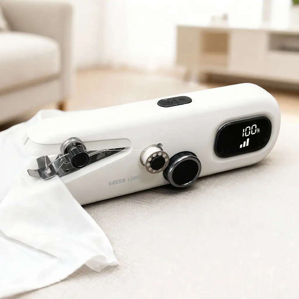 Green Lion Handheld Sewing Machine Portable 2000mAh - Image 2