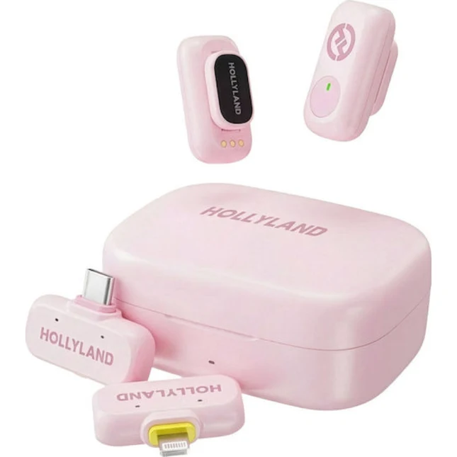 Hollyland LARK A1 Duo-Type-C — Color: Pink
