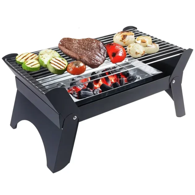 Green Lion Quadra Foldable BBQ Grill