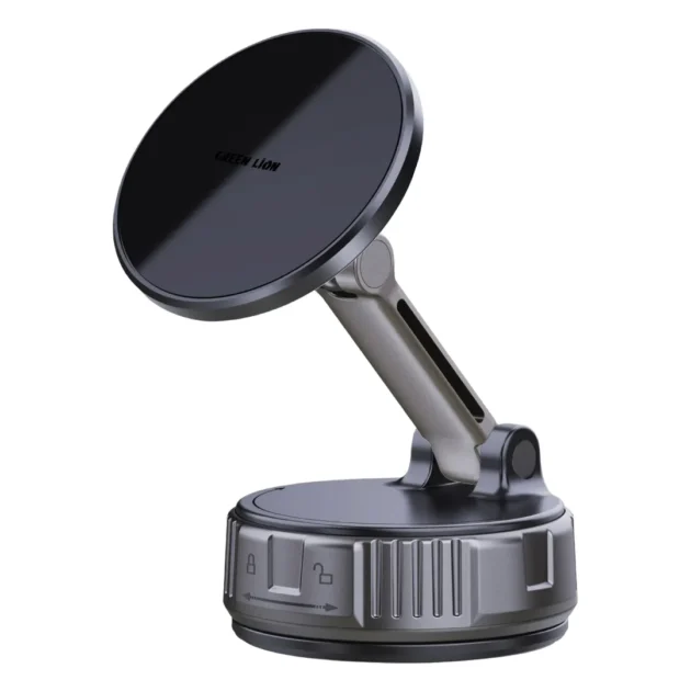 Green Lion GX-12 MagSafe Suction Phone Holder Black