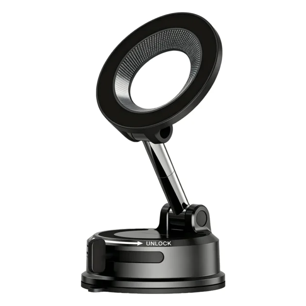 Green Lion GX-90 MagSafe Suction Car Phone Holder Black