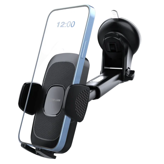 Green Lion GX-93 Holder with Suction Car Mount Black